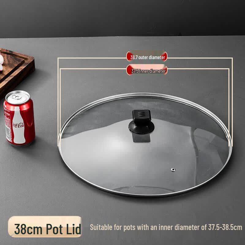 Stainless Steel Tempered Glass Universal Pot Lid 30см