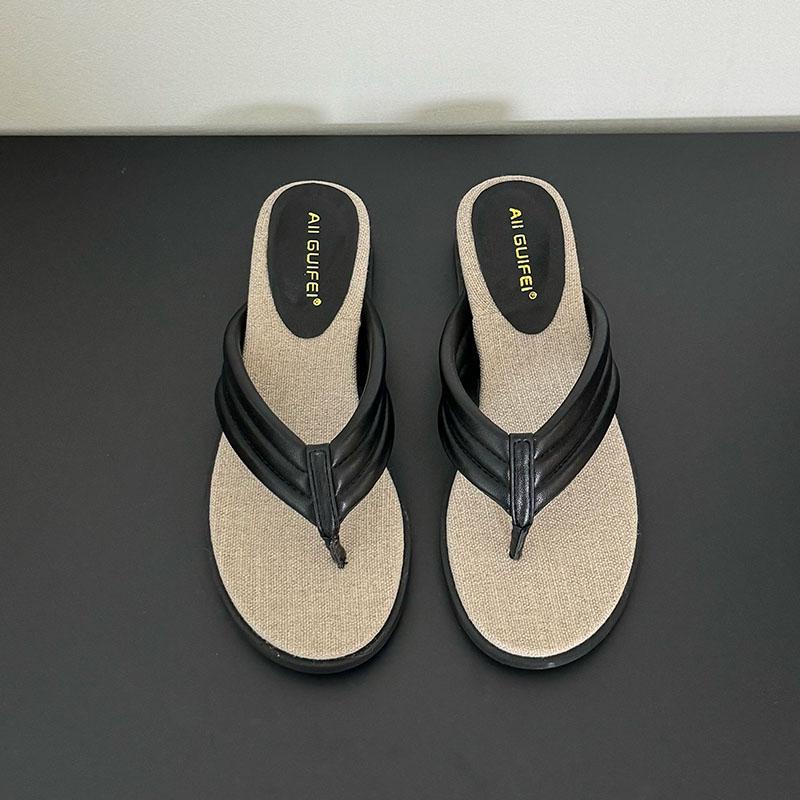 Mode Niedrig Absatz Schuhe Damen Keile Hausschuhe Schuhe Mode Runde Zehenpartie Weibliche Pantoletten Damen Keile Hausschuhe Schuhe Zehensandalen Pumps