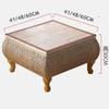 Rattan Coffee Table Japanese Floor Modern Decoration Vintage Design End Tatami Tea