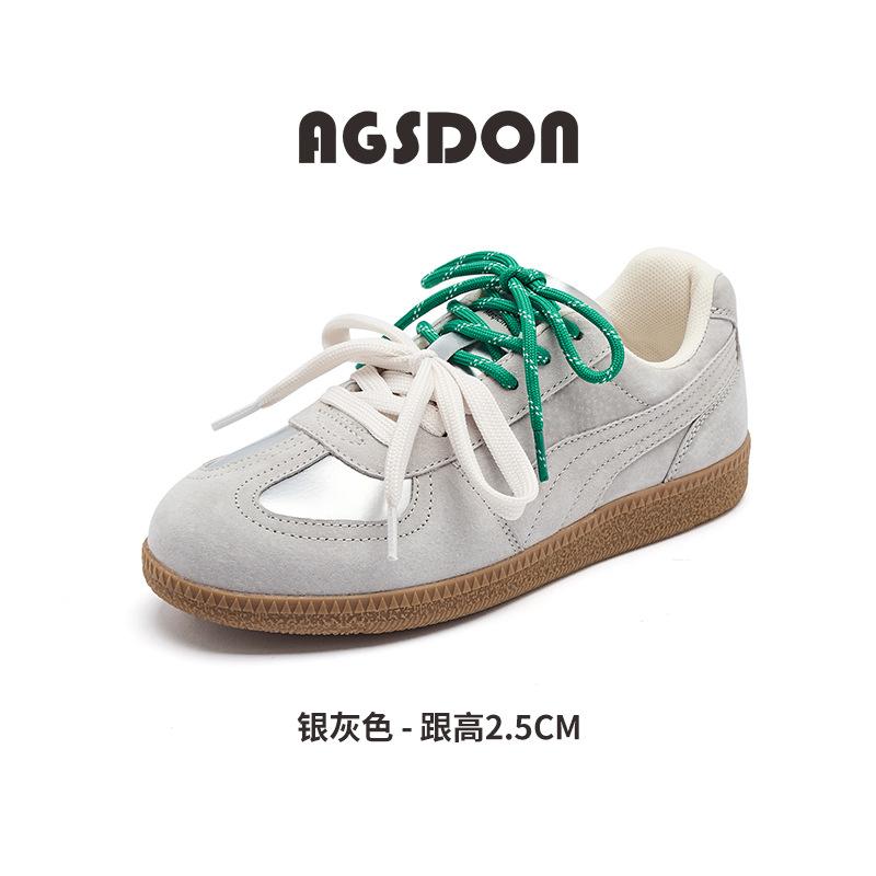 Augustine Retro German Training Shoes Women's 2025 New Autumn Platform Student Board Shoes Casual Sports Forrest Gump Shoes Tide