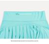 Women's Silk Grid Anti-Exposure Yoga Skort - Spring/Summer Sweat-Wicking Badminton & Tennis Training Skirt