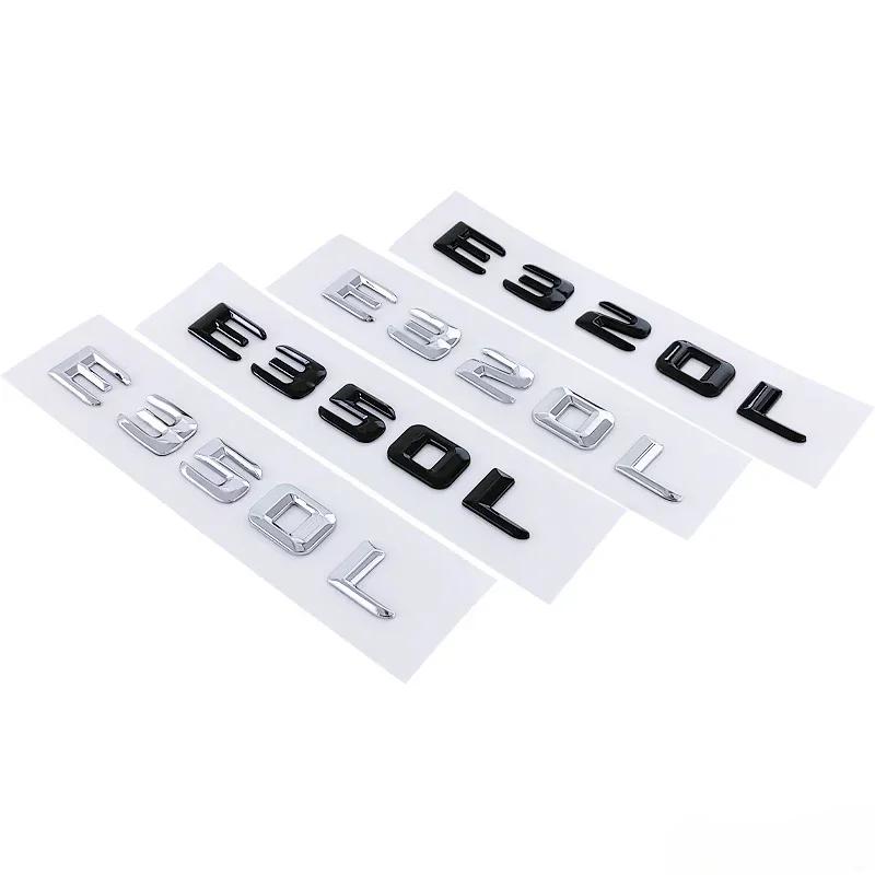ABS Car Rear Trunk Emblem Sticker Letter Decal for Mercedes Benz C63 A45 E320L E350L S400L A220L ML350 GLS450 CLA260 Accessories