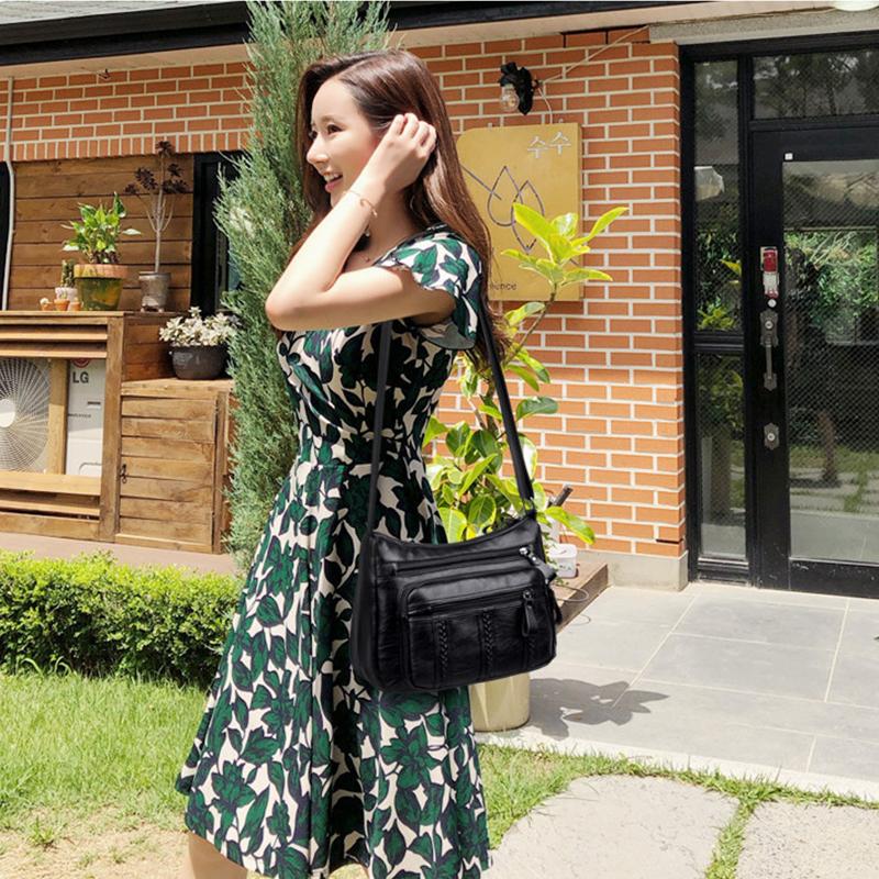 Dámská taška taška pro maminku Nová taška Dámská móda Jednoduchá taška přes rameno Crossbody taška malá