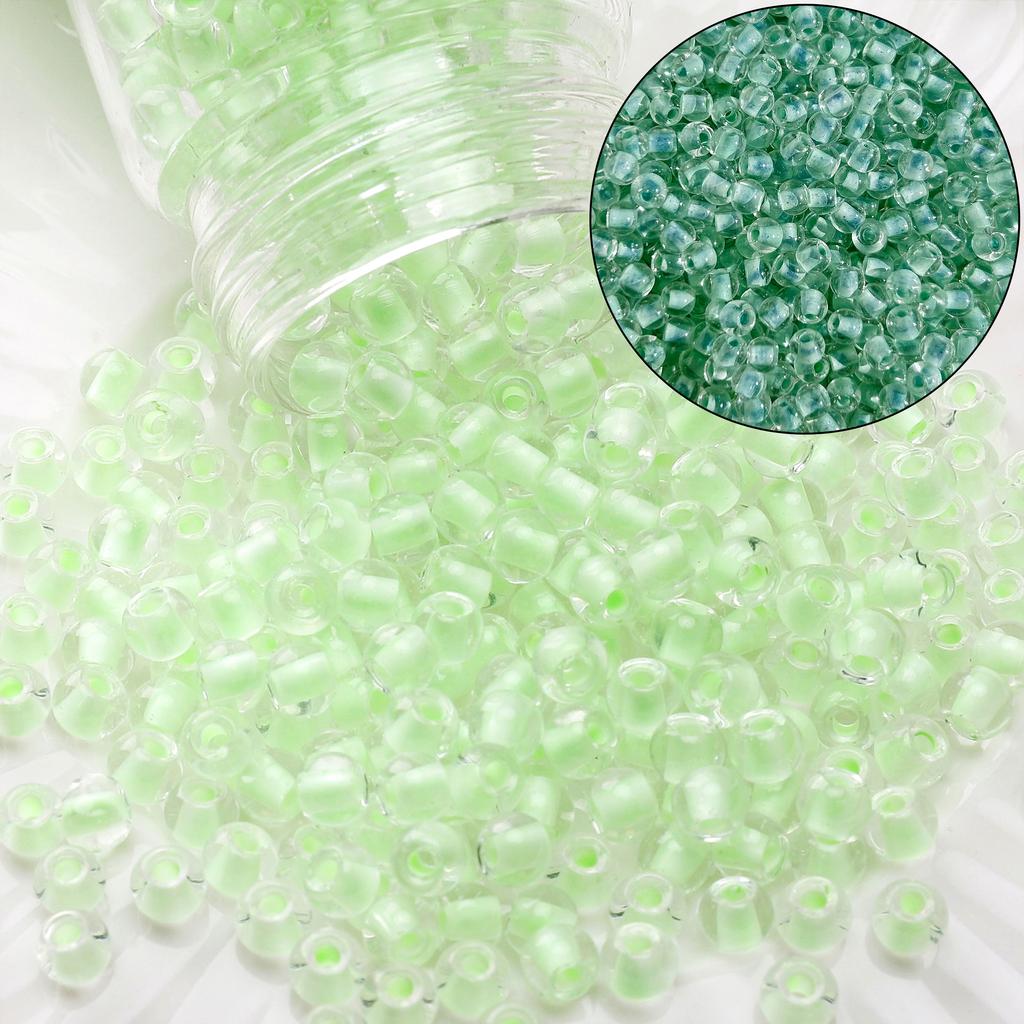 100Pcs Glass Seed Bead 4mm Light Variable Series For DIY Bracelets Necklaces Jewelry Making