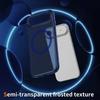 Matte Carbon Fiber Pattern Clear Phone Case for IPhone 17Air 16E 15 14 Plus 13 12 Pro Max Magnetic Charge Anti-Drop Protect Case
