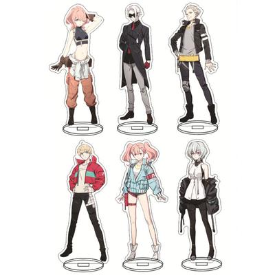 Japan Hot Anime SYNDUALITY Noir Figures Cosplay Stand Acrylic Standing Sign Model Plate Desk Decor Toy Fans Collection