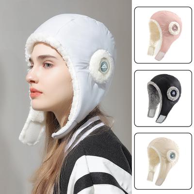 Winter Ski Cap Waterproof&Windproof Ear Protection Hat Thickened Warmth Cold Weather Headwear