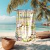 Personalized customized proof beach towel with Sumikko Gurashi pattern - soft, absorbent,quick-drying,perfect swimming,camping&bathing