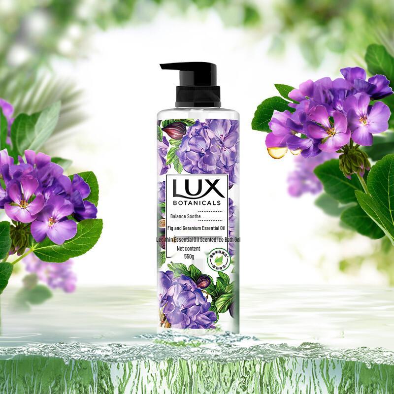 LUX Botanicals Ätherisches Öl Duschgel - Feige & Geranie