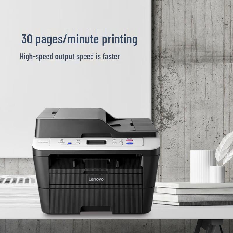 Lenovo A4 Black & White Laser Multifunction Printer Series CN plug (adapter included)