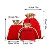 Compact Lightweight Velvety Storage Solution Drawstring Bag for Jewelry Protections and Organization On the Go or At Home