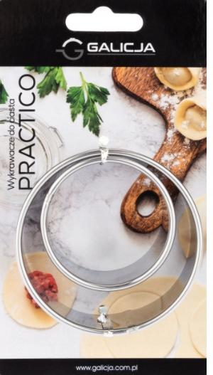Metal Cookie Cutter, Circle, 2 Pcs.