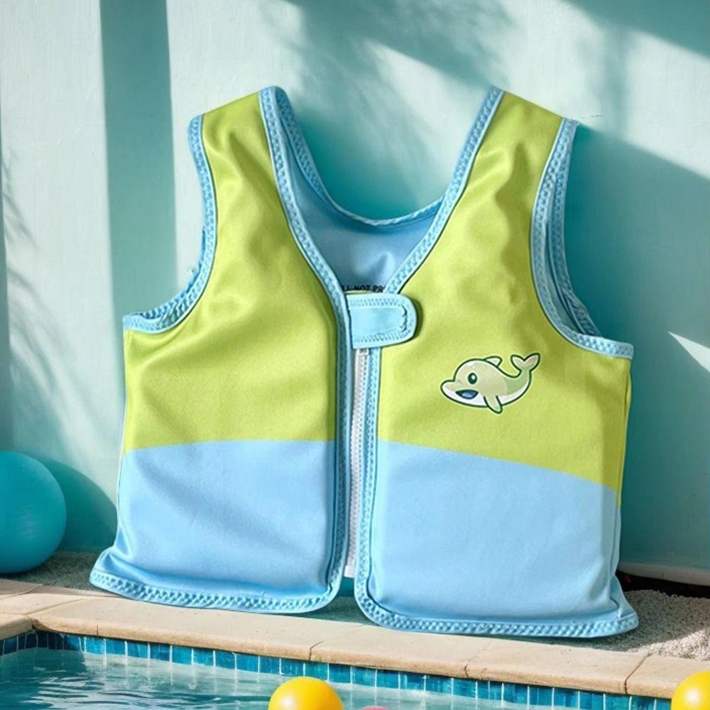 Adjustable Baby Swimming Jackets Not Falling Off Inflation-Free Swimming Vest Beach
