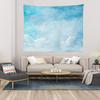 Northern Lights Wall Tapestry,View Over A Lake Green Storm Cloud Sky Wall Hanging Large Tapestry Decoration Polyester Fiber