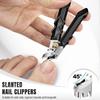 Toenail Clippers for Thick Toenails, Nail Clippers for Men with Wide Jaw Opening, Heavy Duty Ingrown Toe Nail Clippers with Long Handle for Seniors,