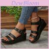 Roman Sandals For Women With Pu Upper And Rubber Sole Summer Footwear For Casual Outdoor Use