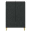 Sideboard Black 66 x 34.5 x 95 cm Particleboard