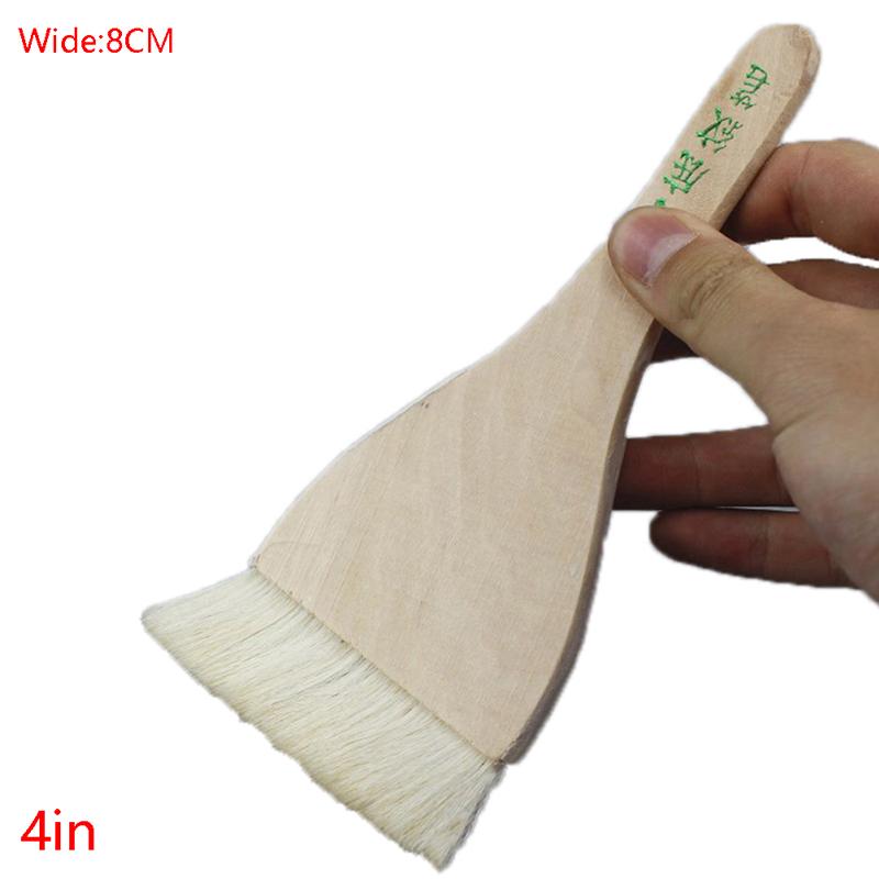 Goat Hair Paint Brushes Smooth Sanding For Wall Watercolor Acrylic Oil Painting