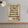 Vintage Faith Trust Quote Tin Sign Wall Decor Art Metal Plaque