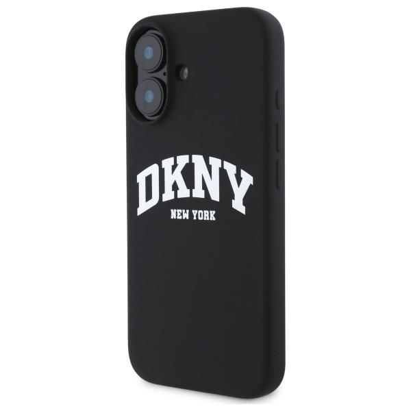 Dkny Dkhmp16Ssnyach Iphone 16 6.1       Black Hardcase Silicone White Printed Logo Magsafe