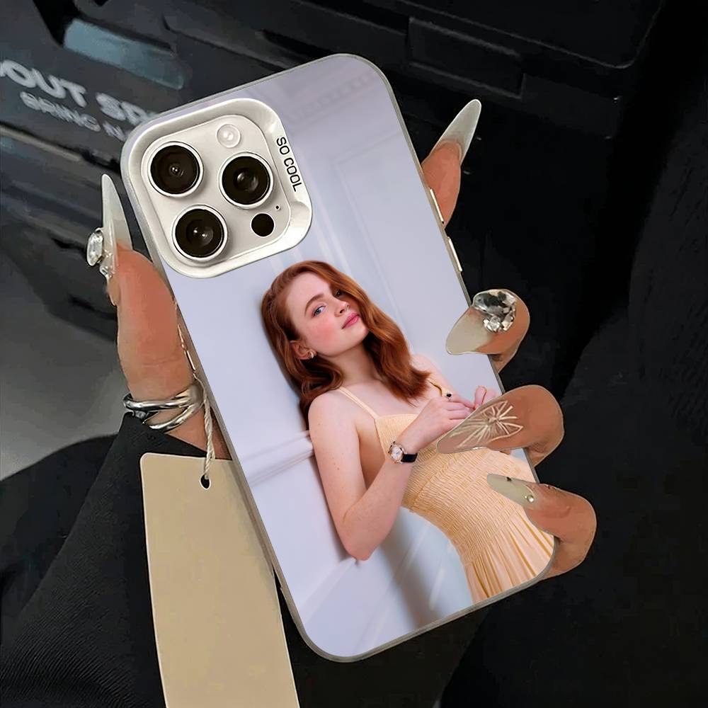 

Actress-Sadie Sink Phone Case For IPhone 17 Air 16 15 14 13 12 11 Pro Max White Sliver Hard Cover iPhone13Pro