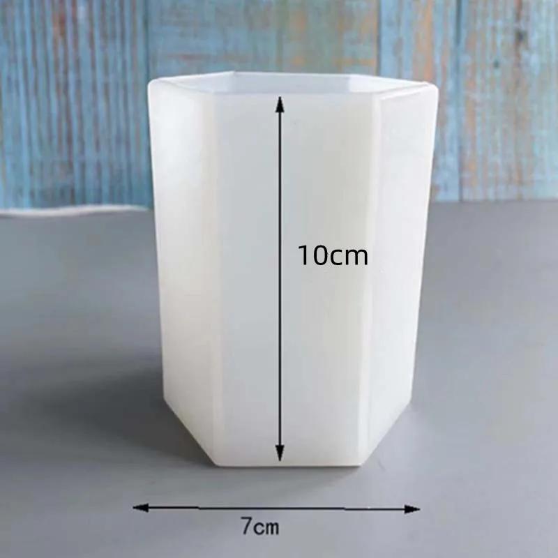 3D Cylinder Shape Candle Silicone Mold DIY Cented Candle Soap Mould Craft Gift Making Plaster Resin Wax Homemade Decoration