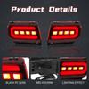 For Toyota Land Cruiser Prado 150 LC150 FJ150 GRJ150 2010 - 2020 Rear Bumper Reflector LED Car Tail Lamp Brake Turn Signal Light
