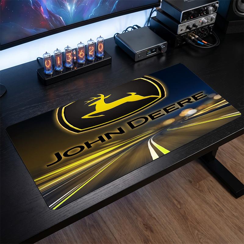 John deere Druck Großes Mauspadd Glatte Oberfläche Anti?Rutschfeste Schreibtischmatte für Gaming, Büro, Laptop-Dekoration