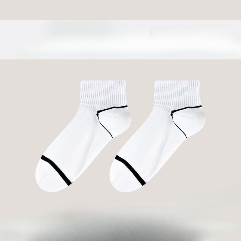

Female Spring and Summer Style Thin Pure Cotton Breathable Mesh Antibacterial Antiodor Socks 1 pair чорний