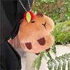 Soft Squeeze Capybara Plush Keychain Cartoon Stuffed Capybara Keyring  Birthday Gift