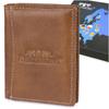 Portfel Skórzany Męski Pionowy Mały Brązowy Beltimore Z RFiD L55