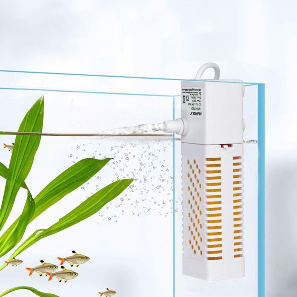 Silent Water Pump Filter Aquarium Oxygenation USB Filter Efficient Wave Making Oxygen Filtration