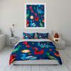 "Whimsical dinosaurs and sunshine" Bedding sets Duvet covers Pillowcases(1* Duvet Cover 2* Pillowcases without duvet insert)