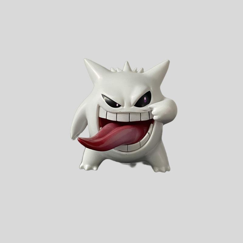 

Pet Symbiotic Pokémon (GK) figurine, two versions: Snick the Tongue-Flapping Ghost and Anime-style 2D model 10cm белый