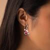 Festive Cartoon Santa Claus Stud Earrings Allergy Resistant Alloy Christmas Accessories For Kids Adults