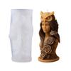 Sturdy Silicone Owl Girl Candle Mould for Creating Elegant Christmas Decorations and Gift