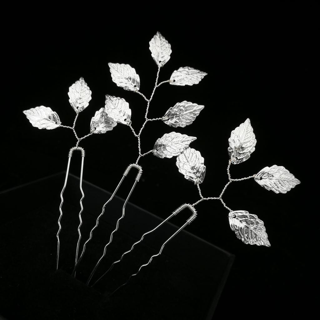 Women U Shape Hair Clips Bobby Pins for Women Girls Brides Hairstyling Tools Accessories Crystal Pearl Hairpins Metal Barrettes