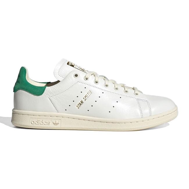 

adidas Originals STAN SMITH LUX Кроссовки из роскошной кожи Stan Smith IF8844 Обувь Мужская Женская [27.0см-Белый/Зеленый(IF8844)]