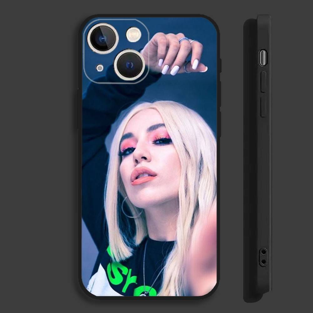 Singer A-Ava M-Max Phone Case For iPhone 16,15,14,13,12,11,Pro,Max,Plus,Mini,X,XS,XR,8,7,6,S,SE Soft Black Case