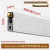 Automatic Lifting Soundproof Door Bottom Sealing Strip: Silent, Dustproof, Windproof Solution for Wooden Hotel Bedroom Doors