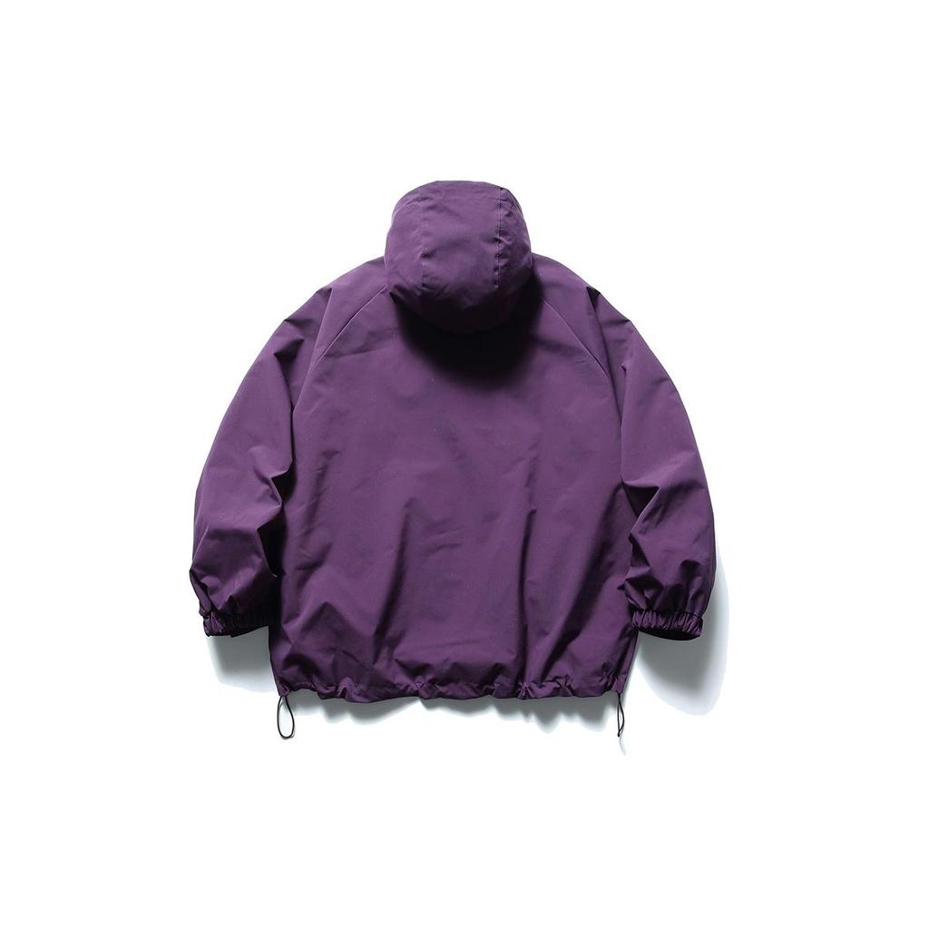 CROWD CITY Men's Spring/Autumn Color Block Teflon Windbreaker Y410