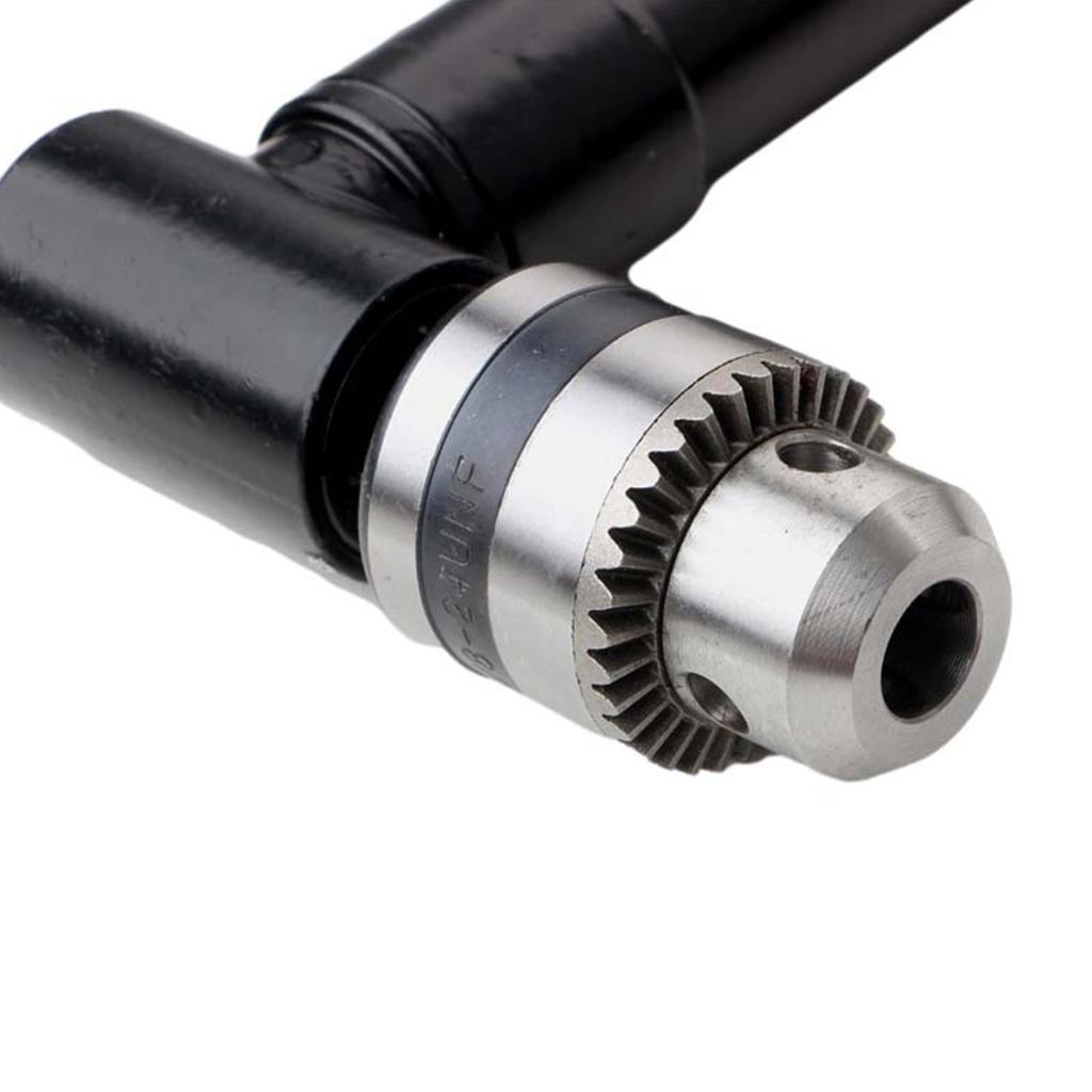 90 Degree Right Angle Electric Drill Keyless Chuck Corner Impact Drill Adapter Right Angle Bend Extension Adapter