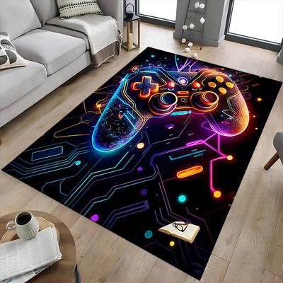 1PC Gamepad Technology Extra Large Non-Slip Floor Carpet, Office, Family, Bedroom, Studio - Large Area RugJ0348