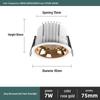 Nufeng Anti-Glare Rechargeable LED Recessed Downlight