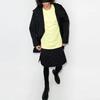 Y-3 Solid Color Logo Crew Neck Short Sleeve T-Shirt Unisex Tops Yellow HB3479