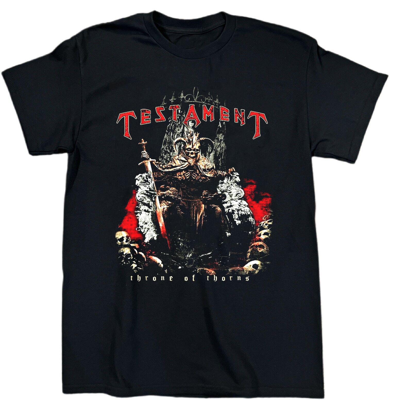 NEW Testament Band Album Heavy Cotton Black T Shirt TR749 XXL