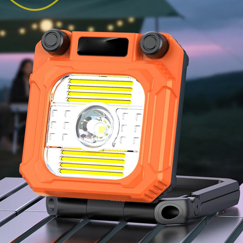 Camping Lantern 3200mAh Magnetic Flashlight Folding 3200mAh Lights For Camping With LCD Display For Outdoor Patio Tent Porch