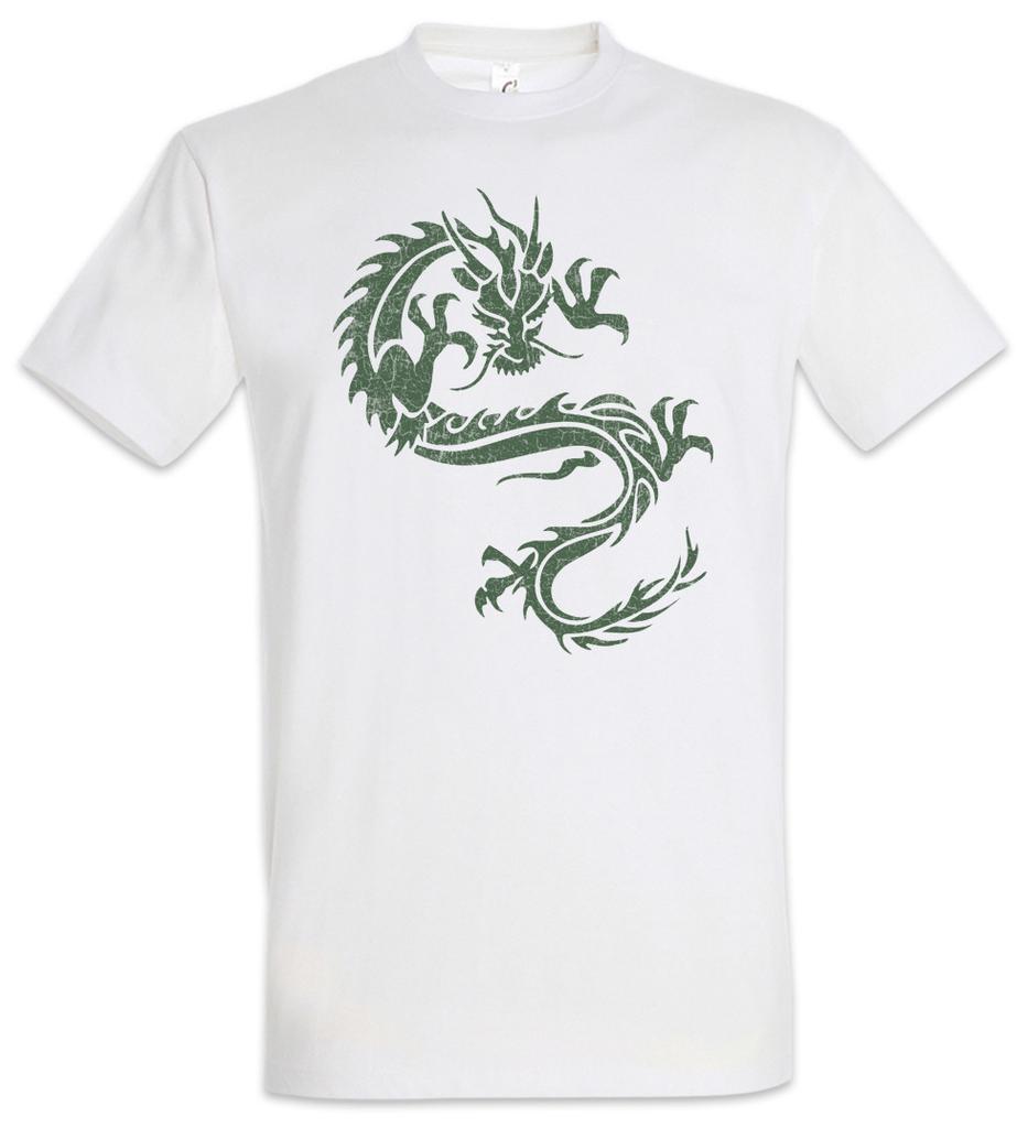 Tribal Chinese Dragon II T-Shirt China Symbol Sign Tattoo Knot