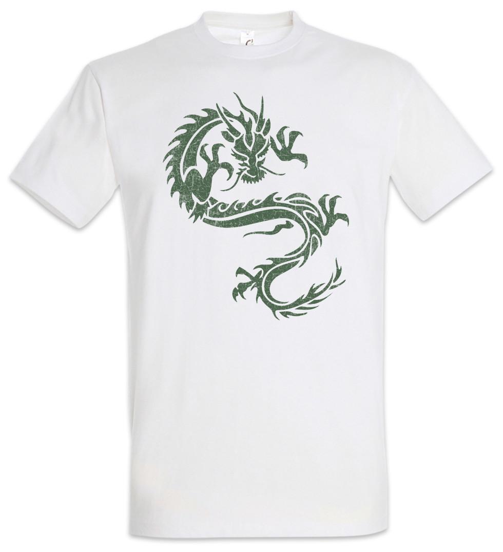 Tribal Chinese Dragon II T-Shirt China Symbol Sign Tattoo Knot XXXL