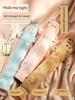Long Strip Hot Water Bottle for Bed, Large Size, Extra-Long Plush Water-Filled Warm Water Bag for Warming Hands, Feet, and Bed In Winter